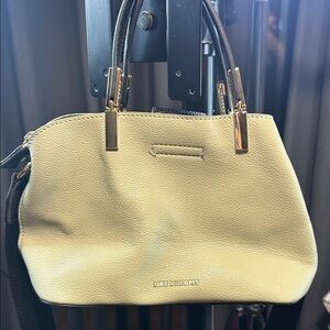 Like Dreams Cream and Brown Satchel